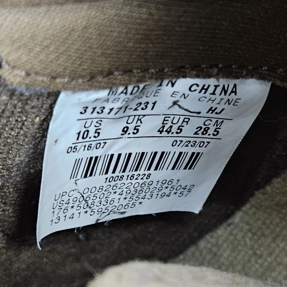 2007 Nike SB Premium Dunk High "Wood Deck" / Mens Size 10.5 - Picture 11 of 11